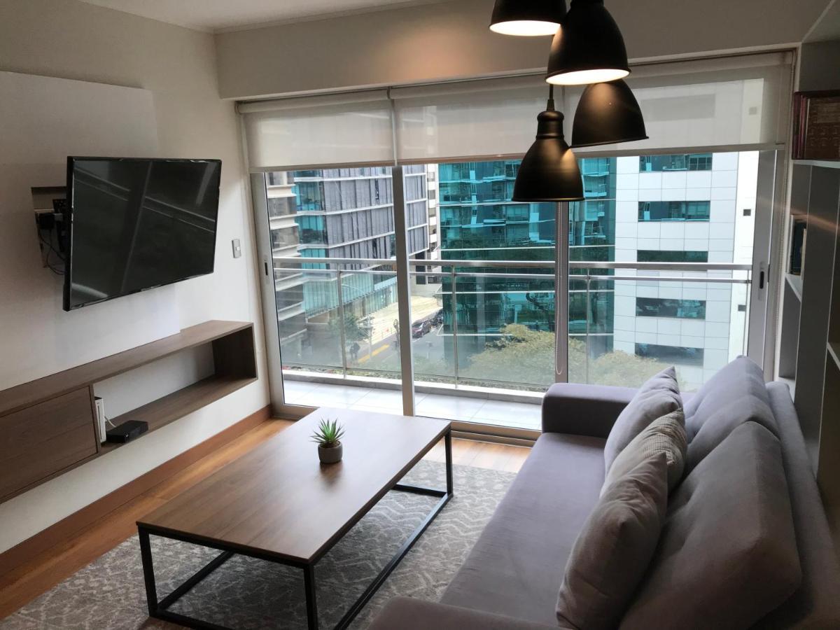 Hermoso Apartamento Con Piscina Miraflores- Canvas 利马 外观 照片